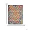 Homeroots 4 x 6 ft. Rainbow Colored Indoor & Outdoor Area Rug 385029 - alternate 2